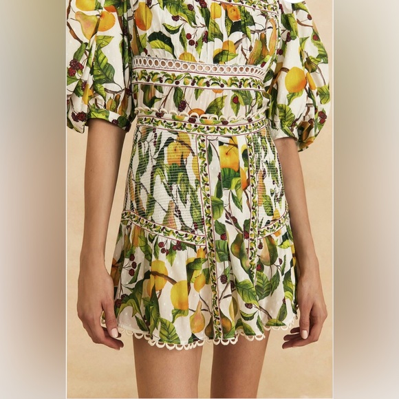 Farm Rio Off-White Fruit Orchard Mini Skirt - Picture 6 of 9